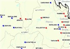 Location map - 2010 Taroom Flood